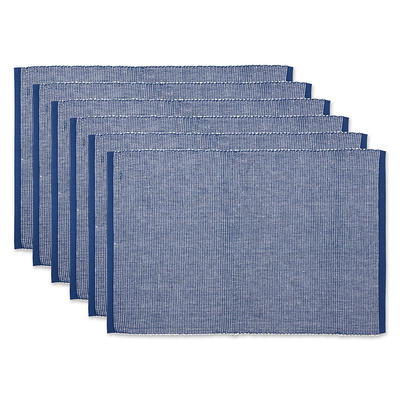 4pk Blue Kitchen Towels Blue - Design Imports