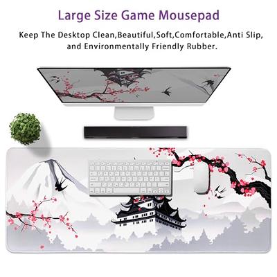 Japanese Carp Koi Fish Computer Mouse Pad Waterproof Mousepad with