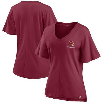 Women's Fanatics Branded Gray Louisville Cardinals Basic Arch Long Sleeve  V-Neck T-Shirt