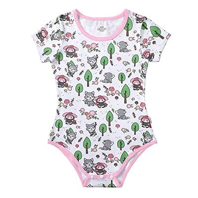  Littleforbig Cotton Romper Onesie Pajamas Bodysuit - I