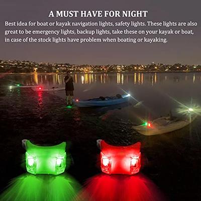 Botepon Marine Boat Bow Lights, Red and Green Led Navigation