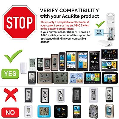 AcuRite Temperature and Humidity Station with 3 Indoor/Outdoor Sensors  01096M - The Home Depot