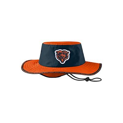 Chicago Bears New Era 2021 NFL Sideline Sport Official Pom Cuffed Knit Hat  - Navy/Orange