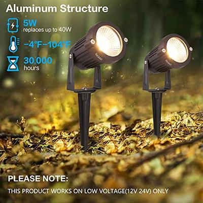 SUNVIE 12W Low Voltage Landscape Lighting RGB Color Changing LED