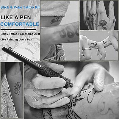 Stick and Poke Tattoo Kit Practice Tattooing Hand Poke Tattoo Gift for  Tattooist Large Box 100 Items - Etsy