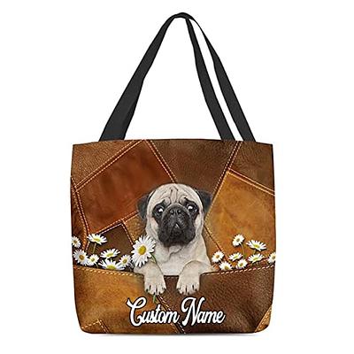 LOVELYPOD Personalized Dog Tote Bag- Pug Holding Daisy All Over Printed Tote  Bag - Custom Name Dog Tote Bag Gift for Birthday for Women, Mother,  Grandma, Dog Lover Gifts - Yahoo Shopping