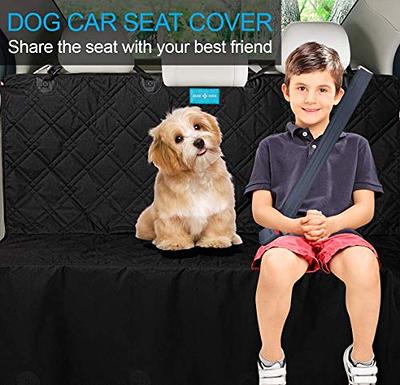 Hammock Backseat Protector Waterproof Scratchproof for Dogs Durable Against  Dirt & Pet Fur Nonslip Washable Pet Car Seat Cover + Seat Belt Leash