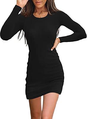  BONITEE Womens Sexy Casual Black Long Sleeve Shirts