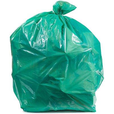 PlasticMill 33-Gallons Yellow Outdoor Plastic Can Trash Bag (100-Count) in  the Trash Bags department at