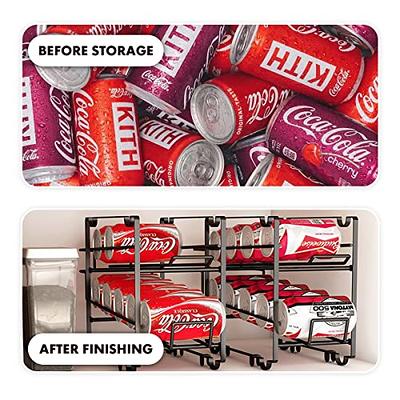 Stackable Soda Can Rack (24 Cans)- White 