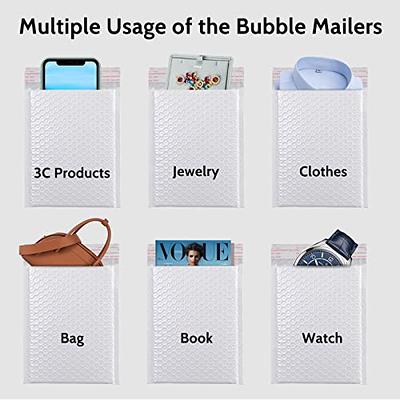 8.5x12 Poly Bubble Mailers White Self Sealing Shipping Padded Envelopes  Size#2 case:100