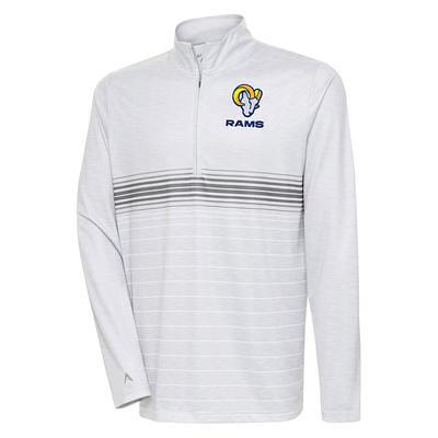 Los Angeles Rams Antigua Victory Team Pullover Hoodie - Heather Gray