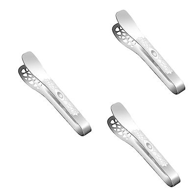 Ultra Thin Stainless Steel Grill Tongs Bbq Clips Bread Salad Clips