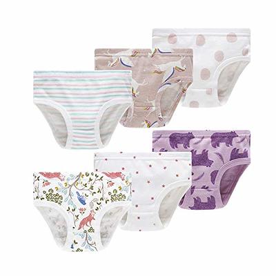 Winging Day Toddler Girls 100% Cotton Panties Cute Prints