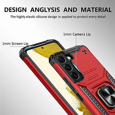  for Galaxy A13 4G Case, Samsung A13 4G Case with HD Screen  Protector, Military-Grade Ring Holder Kickstand Car Mount 15ft Drop Tested  Shockproof Cover Phone Case for Samsung Galaxy A13 4G