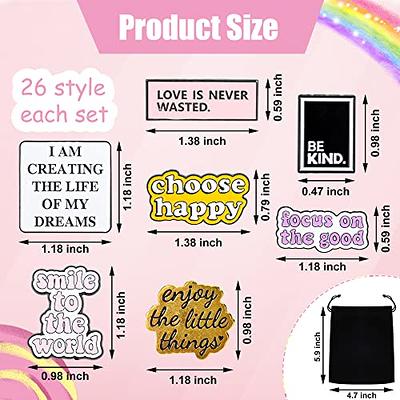 Round Insignia Enamel Pins Motivational Quote Brooches Cute Backpacks  Clothes Badge Lapel Pin Jewelry Gift for Friends Wholesale