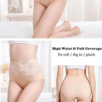 Molasus Women's Cotton Underwear High Waisted Full Coverage