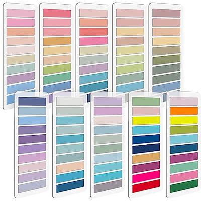 Newplenty 2800Pcs Sticky Tabs Book Tabs, Translucent Sticky Notes,  Repositionable Book Markers, Morandi Book Flags Strip, Writable Book  Annotation Supplies, Page Tabs, File Index Tabs (2800) - Yahoo Shopping