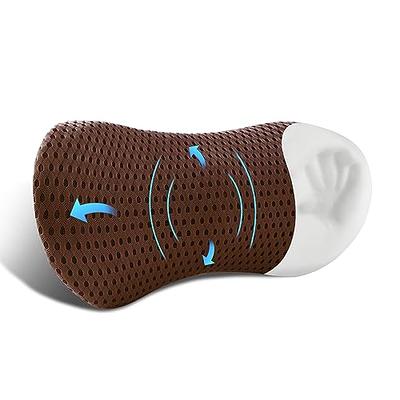 Orthopedic Memory Foam Lumbar Pillow For Lower Back Pain Relief