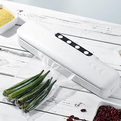 VEVOR Vacuum Sealer Machine, 90Kpa 130W Powerful Dual Pump and Dual  Sealing, Dry and Moist Food Storage, Automatic and Manual Air Sealing  System with Built-in Cutter, with Seal Bag and External Hose