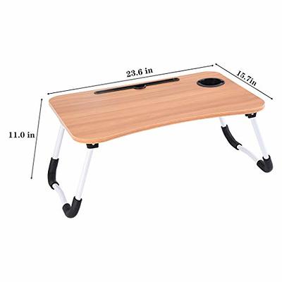  KEEKR Bed Tray Table with Adjustable Height, Foldable