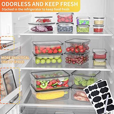 6 Large Reusable Food Storage Container Prep Freezer Microwave BPA Free  1200ml