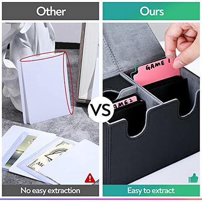 ZLCA 50 Pieces Trading Card Dividers, Playing Card Page Dividers