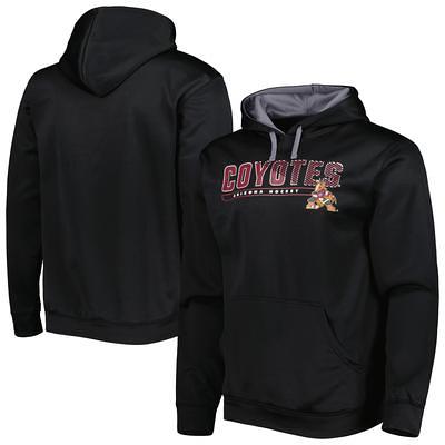 Atlanta Falcons Antigua Women's Axe Bunker Tri-Blend Pullover Hoodie - Black