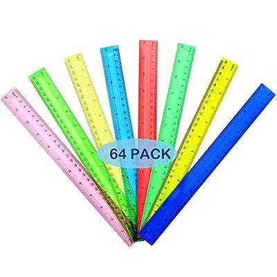 BAZIC Wooden Ruler 12 (30cm), Singel Metal Edge, Inches Centimeter Metric  Measuring Drafting Rulers, for Students School Supplies (3/Pack), 1-Pack -  Yahoo Shopping