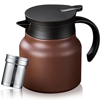 PARACITY Thermal Coffee Carafe/Tea Pot with Ceramic Liner 27 OZ