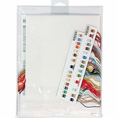  Caydo 4 Pieces 18 Count Aida Cloth Cross Stitch Fabric  Embroidery Cloth, White