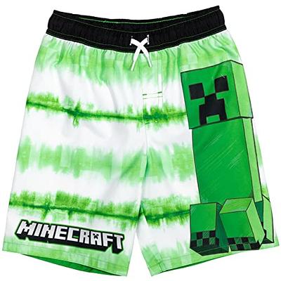 Minecraft Zombie Steve Big Boys 3 Pack Swim Trunks Bathing Suit