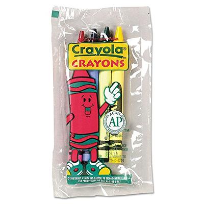 Choice 4 Pack Triangular Kids' Restaurant Crayons in Print Box - 100/Pack