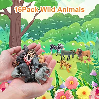Schleich Wild Life, Animal Toys for Kids Ages 3+, 7-Piece Asian Animal  Figurine Set