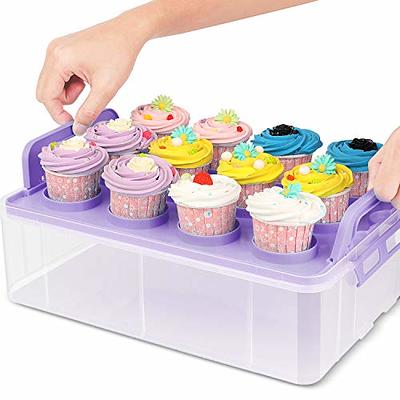 Honey Can Do Rectangular Cake Storage Carrier with Snap-Locking Lids -  Walmart.com