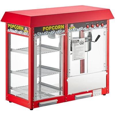 Carnival King PM50NR Royalty Series 12 oz. Red Commercial Popcorn Machine /  Popper - 120V
