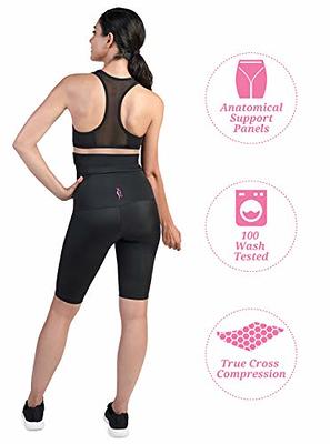 SRC Recovery Post Partum Shorts for Women High Waist (Black, M