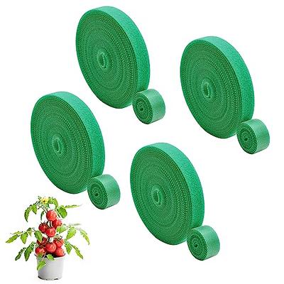 GCTWFYK Plant Tape, 6 Roll 196 Ft Green Garden Tape, Twist Ties for Plants  1/2, Plant Supports, Garden Ties for Climbing Plants, Plant Twist Tie for