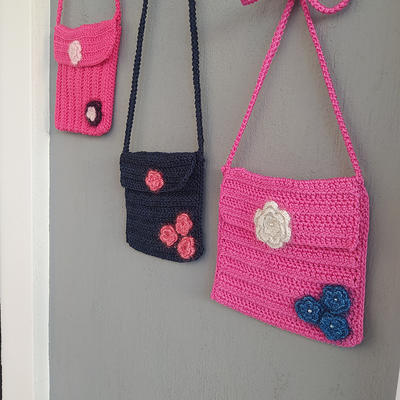 Women Cute Small Phone Purses Flowers Woven Handbags Soft Handmade  Crossbody Bags Hollow Out Daily Crocheted Bag Girls Gift - AliExpress