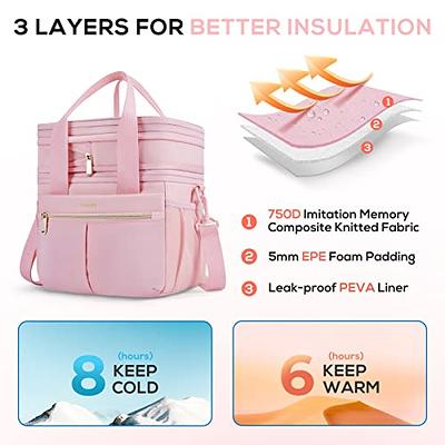 Women Kids Stitch Lunch Bag Reusable Girls Lunchbag Office Work School  Picnic Portable