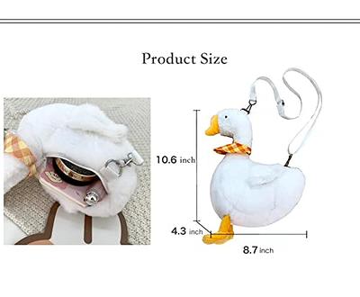 Kawaii Goose Duck Plush Toys Stuffed Doll CrossBody Shoulder Bag Coin Purse  Wallet Pouch Kids Children Girls Boys Birthday Gifts