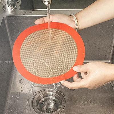 Non Stick Round Silicone Baking Mats, Reusable Heat Resistant