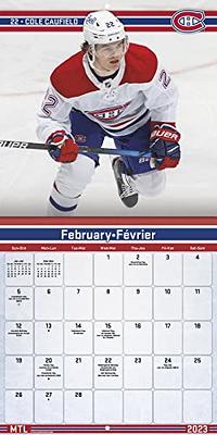 NHL Montreal Canadiens Bilingual 2024 Wall Calendar