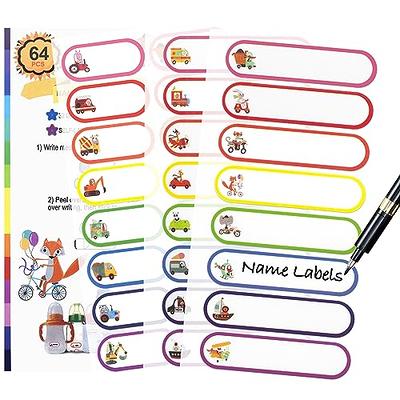 No-Iron Fabric Labels, Kids Clothing Labels Self-Stick Write-On, Name Labels  for Daycare, Camp, School, Toys, Organizing, Washer & Dryer Safe, Pack of  96, 2 Sizes - Yahoo Shopping