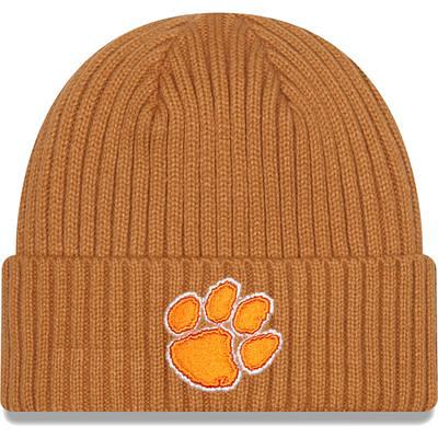 Women's Fanatics Branded Navy/Orange Detroit Tigers Double Pom Cuffed Knit Hat