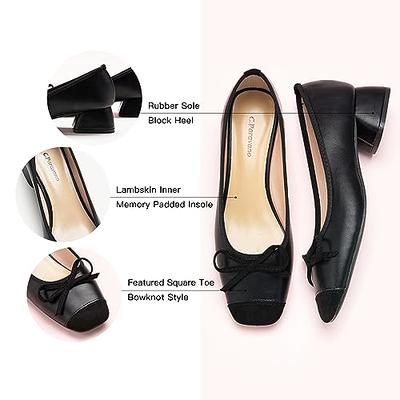 Buy Black Heels for Women Closed Toe - Ankle Strap Chunky Low Heels Dress  Shoes for Women 2 Inch Strappy Wedding Heels for Prom Party Bridal Pump  Shoes, Black01 Suede, 9 at Amazon.in