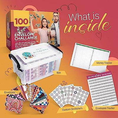  100 Envelopes Money Saving Challenge: Low Income Savings  Challenge Tracker Journal, Easy And fun Way To Save $5,000