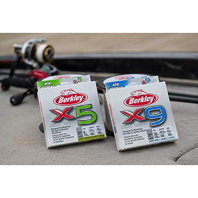 Berkley x9 Braid Superline, Low-Vis Green, 40lb test