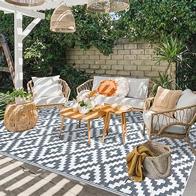 2x3 Water Resistant, Small Indoor Outdoor Rugs for Patios, Front