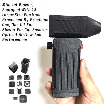 Mini Turbo Jet Fan Jetdry Turbo Violent Fan Jet Air Blower 110,000 RPM  Powerful Blower with High Speed Duct Fan Turbo Blower